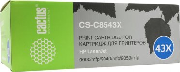 Картридж лазерный Cactus CS-C8543X (C8543X), черный, 30000 страниц, совместимый для LaserJet M9040 / M9050 / 9040dn / 9040n / 9050dn / 9050n / 9000L mfp / 9040 / 9050 / M9059 / 9000 / 9000dn / 9000n / 9040 / 9050 / 9000mfp