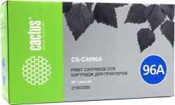 Картридж лазерный Cactus CS-C4096A (C4096A), черный, 5000 страниц, совместимый для LaserJet 2100 / 2100m / 2100tn