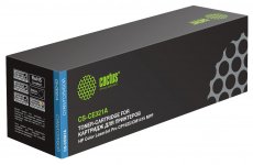 Картридж лазерный Cactus CS-CE321A (CE321A), голубой, 1300 страниц, совместимый для LaserJet Pro CM1415fn / CM1415fnw / CP1525n / CP1525nw