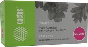 Картридж лазерный Cactus CS-S2010 (ML-2010D3), черный, 3000 страниц, совместимый для Samsung ML-2510, ML-2570, ML-2571N