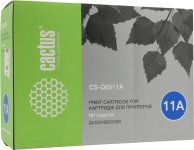 Картридж лазерный Cactus CS-Q6511A (Q6511A), черный, 6000 страниц, совместимый для LaserJet 2420dn / 2420 / 2420d / 2420n / 2430dtn / 2430t / 2430tn