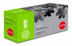 Картридж лазерный Cactus CS-C719 (719), черный, 2100 страниц, совместимый для Canon LBP-6300 / 6310 / 6650 / 6670 / 6680, MF-5840 / 5880 / 5940 / 5980 / 6140 / 6180