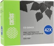 Картридж лазерный Cactus CS-Q5942X (Q5942X), черный, 20000 страниц, совместимый для LaserJet 4250dtnsl / 4250 / 4250dtn / 4250n / 4250tn / 4350 / 4350dtn / 4350dtnsl / 4350n / 4350tn