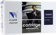 Картридж лазерный NV Print NV-CE505X (05X/CE505X), черный, 6500 страниц, совместимый для LaserJet P2055 / P2055d / P2055dn без чипа