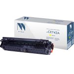 Картридж лазерный NV Print NV-CE742AY (307A/CE742A), желтый, 7300 страниц, совместимый для CP5225n/Color LaserJet CP5225/CP5225dn