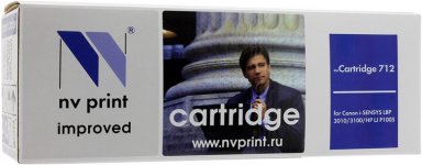 Картридж лазерный NV Print NV-712 (712/1870B002), черный, 1500 страниц, совместимый для Canon LBP3010/3100 series без чипа