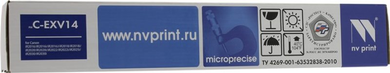 Картридж лазерный NV Print NV-CEXV14 (C-EXV14), черный, 8300 страниц, совместимый для Canon imageRunner 2016 / 2018 / 2020 / 2022 / 2025 / 2030 / 2318 / 2320 / 2420 / 2422