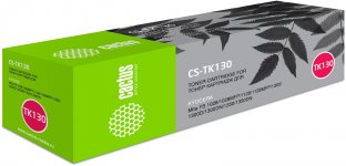 Картридж лазерный Cactus CS-TK130 (TK-130), черный, 7200 страниц, совместимый для Kyocera FS-1028MFP, FS-1028MFP/DP, FS-1128MFP, FS-1300D, FS-1300DN, FS-1350DN