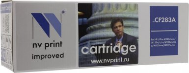 Картридж лазерный NV Print NV-CF283A (83A/CF283A), черный, 1500 страниц, совместимый для LaserJet Pro M201dw / M201n / M225dn / M225dw / M125r / M125ra / M225dw / M225rdn / M125rnw / M127fn / M127fw