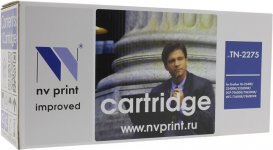 Картридж лазерный NV Print NV-TN2275 (TN-2275), черный, 2600 страниц, совместимый, для Brother HL-2240R, HL-2240DR, HL-2250DNR, DCP-7060DR, DCP-7065DNR, DCP-7070DWR, MFC-7360NR, MFC-7860DWR, FAX-2845R, FAX-2940R