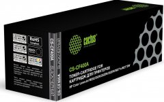 Картридж лазерный Cactus CS-CF400A (CF400A), черный, 1500 страниц, совместимый для Color LaserJet Pro M252dw / M252n / M274n / M277dw / M277n