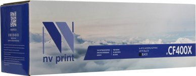 Картридж лазерный NV Print NV-CF400XBk (201X), черный, 2800 страниц, совместимый для Color LaserJet Pro M252dw / M252n / M274n / M277dw / M277n