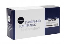 Картридж лазерный NetProduct N-Q6002A (Q6002A), желтый, 2000 страниц, совместимый для CLJ 1600/2600/2605