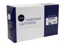 Картридж лазерный NetProduct N-CE250X (CE250X), черный, 10500 страниц, совместимый для CLJ CP3525/CM3530