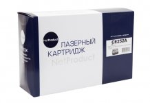 Картридж лазерный NetProduct N-CE252A (CE252A), желтый, 7000 страниц, совместимый для CLJ CP3525/CM3530