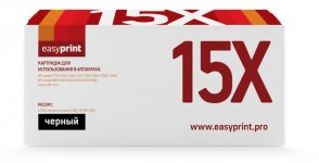 Картридж лазерный EasyPrint LH-15X U (15X/Q2613A/Q2624A/C7115A/EP-25), черный, 4000 страниц, совместимый для 1000w/LJ 1000/1005/1005w/1150/1200/1200n/1220/1300/1300n/1300t/1300xi/MFP3300/MFP3320/MFP3320n/MFP3330/MFP3380/Laser Shot LBP1210