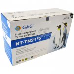 Картридж лазерный G&G NT-TN2175, черный, 2600 страниц, совместимый для Brother HL-2140R, HL-2142R, HL-2150NR, HL-2170WR, DCP-7030R, DCP-7032R, DCP-7040R, DCP-7045NR, MFC-7320R, MFC-7440NR, MFC-7840WR