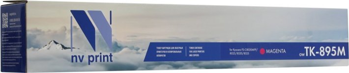 Картридж лазерный NV Print NV-TK895M, пурпурный, 6000 страниц, совместимый для Kyocera FS-C8020MFP/C8025MFP/FS-C8520MFP/C8525MFP