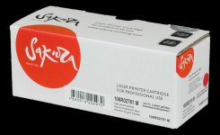 Картридж лазерный Sakura SA106R02761 (106R02761), пурпурный, 1000 страниц, совместимый для Xerox WC 6027, WC 6025, Phaser 6022, Phaser 6020