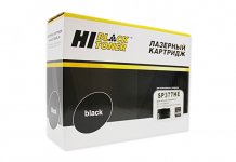 Картридж лазерный Hi-Black HB-SP377HE (SP377HE/408162), черный, 6400 страниц, совместимый для Ricoh Aficio SP377DNwX/SP377SFNwX/SP377SNwX
