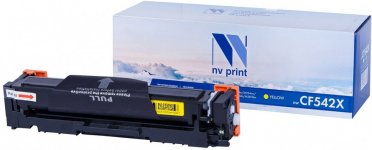 Картридж лазерный NV Print NV-CF542XY (203X/CF542X), желтый, 2500 страниц, совместимый для CLJ Pro M254dw/M254nw/MFP M280nw/M281fdn/M281fdw
