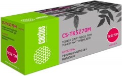 Картридж лазерный Cactus CS-TK5270M (TK-5270M/1T02TVBNL0), пурпурный, 6000 страниц, совместимый для Kyocera P6230cdn/M6230cidn/M6630cidn