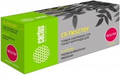 Картридж лазерный Cactus CS-TK5270Y (TK-5270Y/1T02TVANL0), желтый, 6000 страниц, совместимый для Kyocera P6230cdn/M6230cidn/M6630cidn