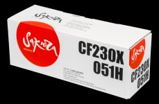 Картридж лазерный Sakura SACF230X/051H (051H/30X/2169C002/CF230X), черный, 4000 страниц, совместимый для LJP M203/MFP M227/LBP162dw