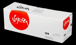 Картридж лазерный Sakura SA731BK (731Bk/6272B002), черный, 1400 страниц, совместимый для Canon i-sensys LBP7100C/7110C