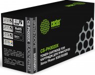 Картридж лазерный Cactus CS-PH3020X (106R03048), черный, 1500 страниц, 2 шт., совместимый для Xerox Phaser 3020/3020BI без чипа