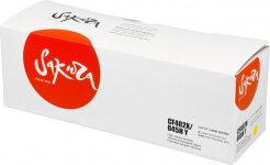 Картридж лазерный Sakura SACF402X/045HY (№201X/CF402X/045HY), желтый, 2200 страниц, совместимый для LaserJet Pro MFP277dw/277n/M252dn/M252n без чипа