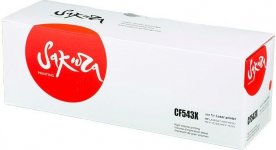 Картридж лазерный Sakura SACF543X (№203X/CF543X), пурпурный, 2500 страниц, совместимый для M254 / MFP M280 / 281 без чипа