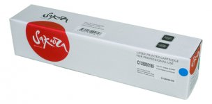 Картридж лазерный Sakura SAC13S050189 (0189/C13S050189), голубой, 4000 страниц, совместимый для Epson Aculaser C1100 без чипа