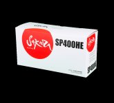 Картридж лазерный Sakura SASP400HE (SP400HE), черный, 10000 страниц, совместимый для Ricoh Aficio SP400/SP450 без чипа