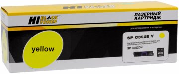 Картридж лазерный Hi-Black HB-SPC352E Y (SP C352E/408218), желтый, 6500 страниц, совместимый для Ricoh Aficio SP C352DN