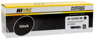 Картридж лазерный Hi-Black HB-SPC352E BK (SP C352E/408215), черный, 8000 страниц, совместимый для Ricoh Aficio SP C352DN