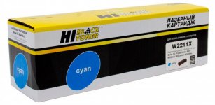 Картридж лазерный Hi-Black HB-W2211X (№207X/W2211X), голубой, 2450 страниц, совместимый для CLJ Pro M255dw/MFP M282nw/M283fdn