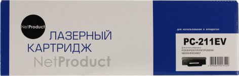 Картридж лазерный NetProduct N-PC-211EV (PC-211EV), черный, 1600 страниц, совместимый для Pantum P2200/P2207/P2507/P2500W/M6500/6550/6607