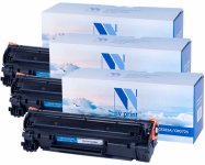 Картридж лазерный NV Print NV-725-SET3 (725/3484B002), черный, 1600 страниц, 3 шт., совместимый для Canon i-Sensys 6000/i-Sensys 6000B/i-Sensys 6020/i-Sensys 6020B/i-Sensys 6030/i-Sensys 6030B/i-Sensys 6030w/MF 3010