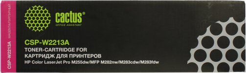 Картридж лазерный Cactus CSP-W2213A (№207A/W2213A), пурпурный, 1250 страниц, совместимый для Color LaserJet Pro M255dw/M283cdw/M283fdw/MFP M282nw