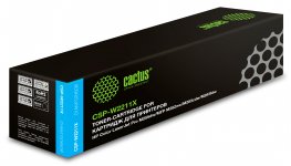 Картридж лазерный Cactus CSP-W2211X (№207X/W2211X), голубой, 2450 страниц, совместимый для M255/MFP M282/M283