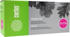 Набор картриджей лазерный Cactus CS-D111S-2 (MLT-D111S), черный, 1000 страниц, 2 шт., совместимый для Samsung Xpress M2020/Xpress M2020W/Xpress M2070/Xpress M2070W/Xpress M2070F/Xpress M2070FW