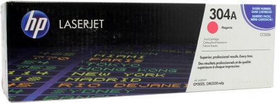 Картридж лазерный HP 304A/CC533A, пурпурный, 2800 страниц, оригинальный для Color LaserJet CP2025 / CM2320nf / CM2320fxi / CP2025n / CP2025dn