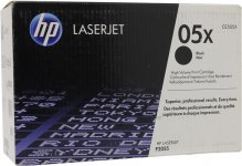 Картридж лазерный HP 05X/CE505X, черный, 6500 страниц, оригинальный для HP LaserJet P2055 / P2055d / P2055dn