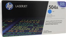 Картридж лазерный HP 504A/CE251A, голубой, 7000 страниц, оригинальный для HP Color LaserJet CM3530 / CM3530fs / CM3525dn / CM3525n / CP3525x