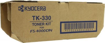 Картридж лазерный Kyocera TK-330/1T02GA0EUC / 1T02GA0EU0, черный, 20000 страниц, оригинальный для Kyocera FS-4000DN