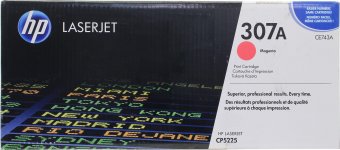 Картридж лазерный HP 307A/CE743A, пурпурный, 7300 страниц, оригинальный для HP CP5225dn/CLJ Professional CP5225n/CP5225