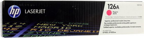Картридж лазерный HP 126A/CE313A, пурпурный, 1000 страниц, оригинальный для HP LaserJet Pro CP1025 / CP1025nw / M275 / CP1025 / CP1025nw / 100 M175a / 100 M175nw