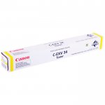 Картридж лазерный Canon C-EXV34Y/3785B002, желтый, 16000 страниц, оригинальный для Canon iR Advance C2020 / C2025 / C2030 / C2220 / C2225 / C2230