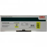 Картридж лазерный OKI 44315321/44315305, желтый, 6000 страниц, оригинальный, для OKI Oki С610